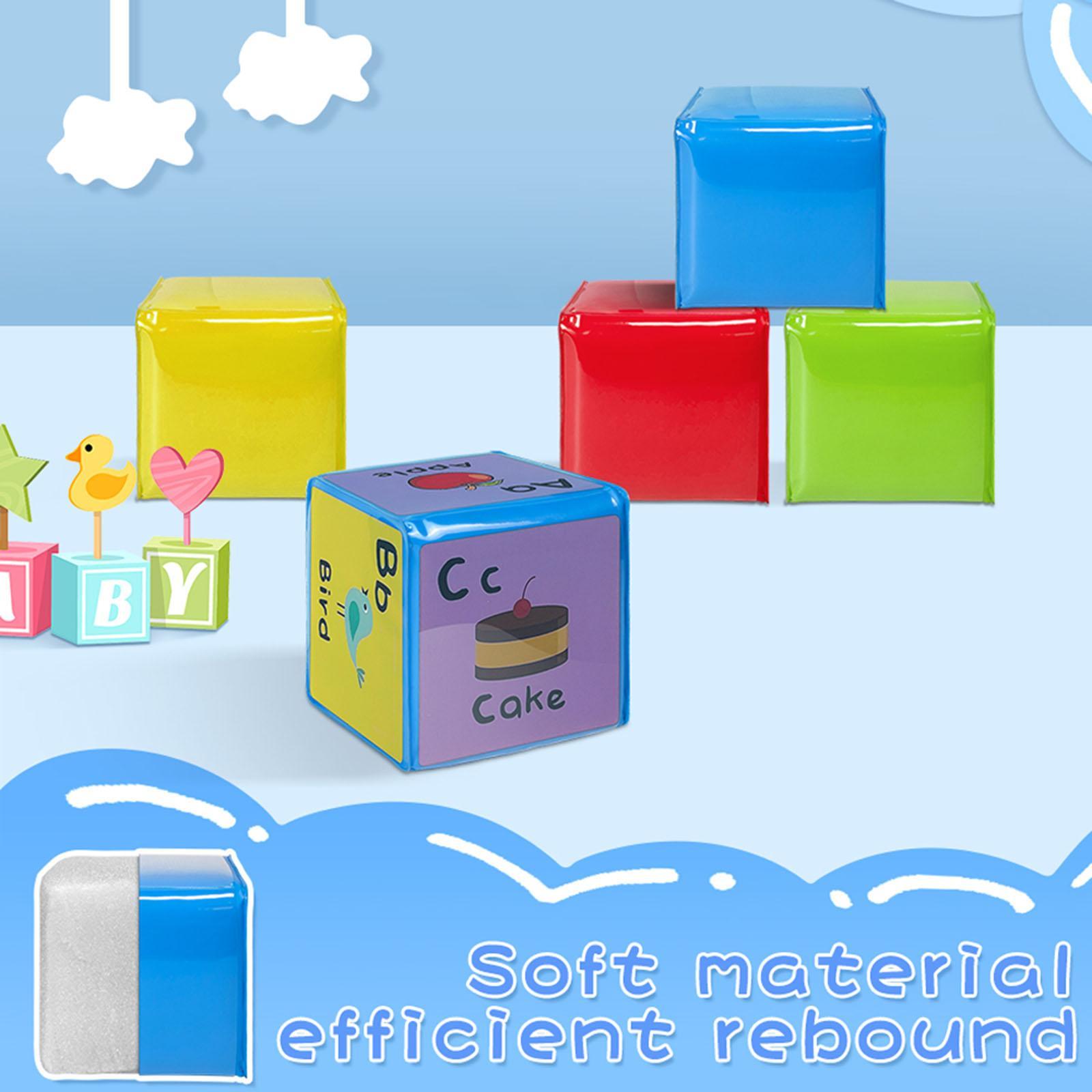 Party Games Large Groups - 4Pcs Large Soft Dices DIY Educational