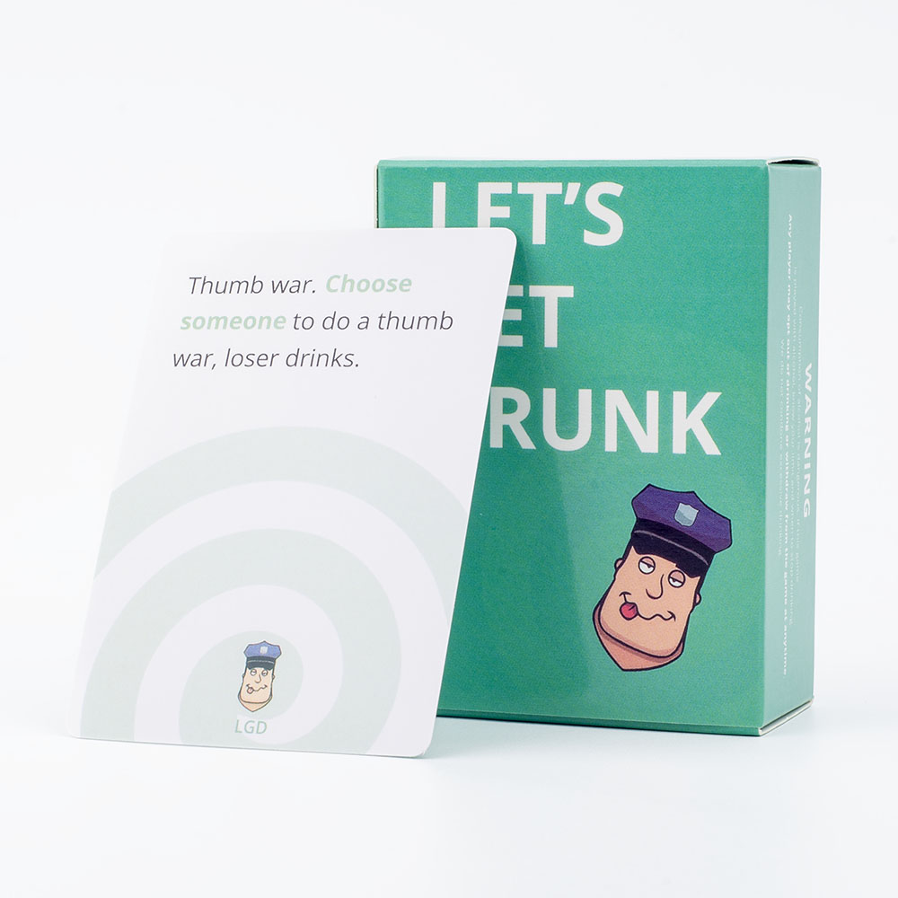 Party Games App - 88 pcs Let's Get Drunk Drinking