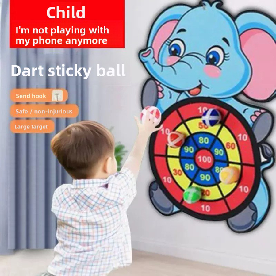 Party Games Indoor For 6 12 Year Olds - 1set- Dart Board for Kids with