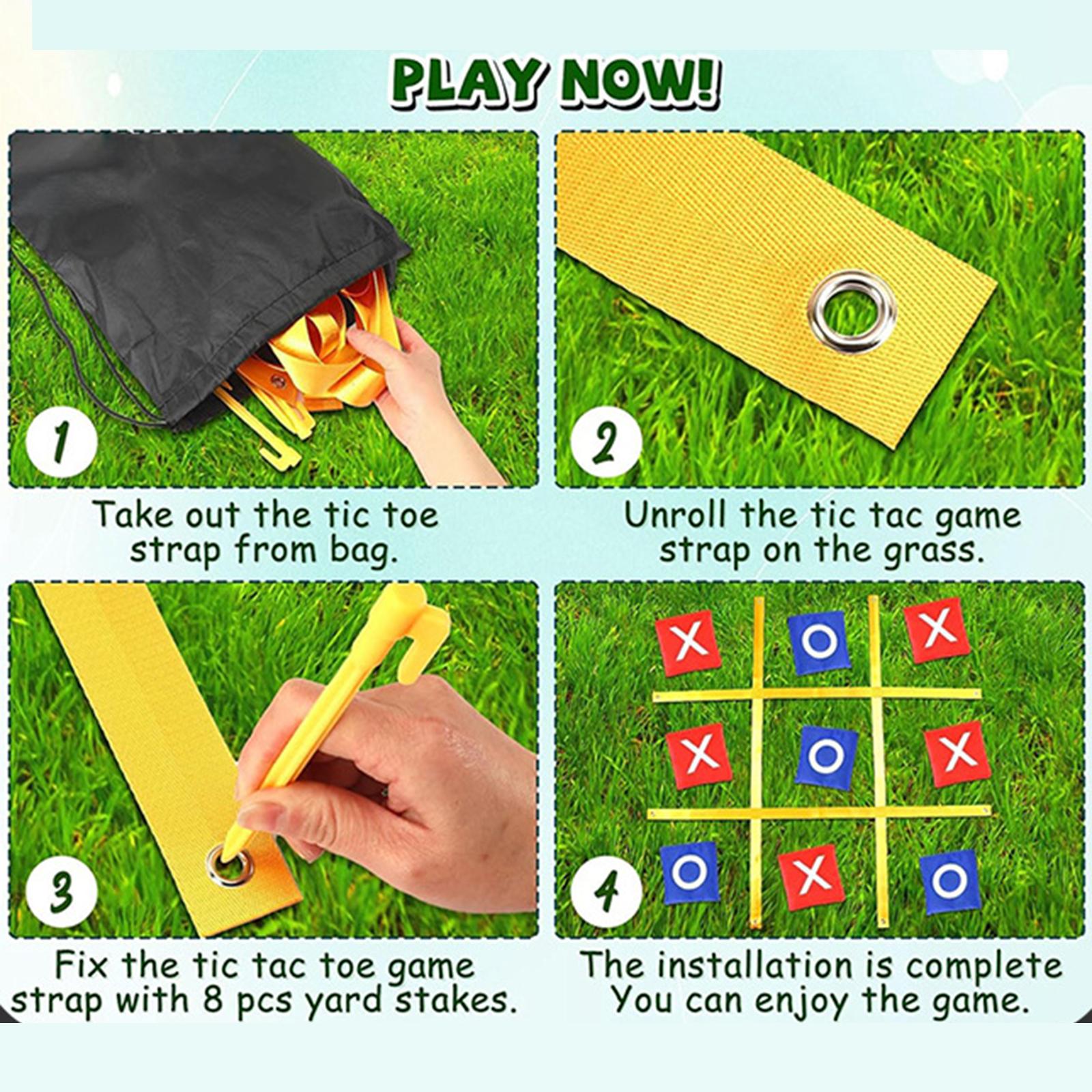 Tic Tac Toe Giant - Giant Tic TAC Toe Outdoor Game