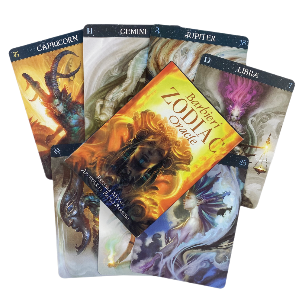 Zodiac Party Games - Barbieri Zodiac Oracle Cards Divination Tarot