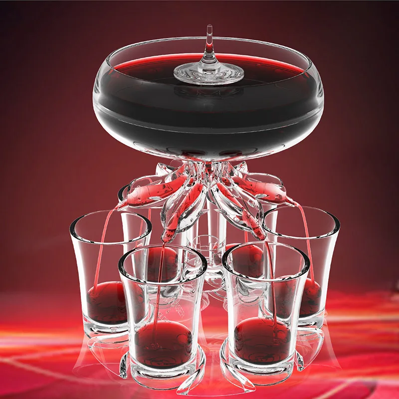 Shot Glass Holder 6 Cups Acryl - Party Games Using Cups recensie en prijs