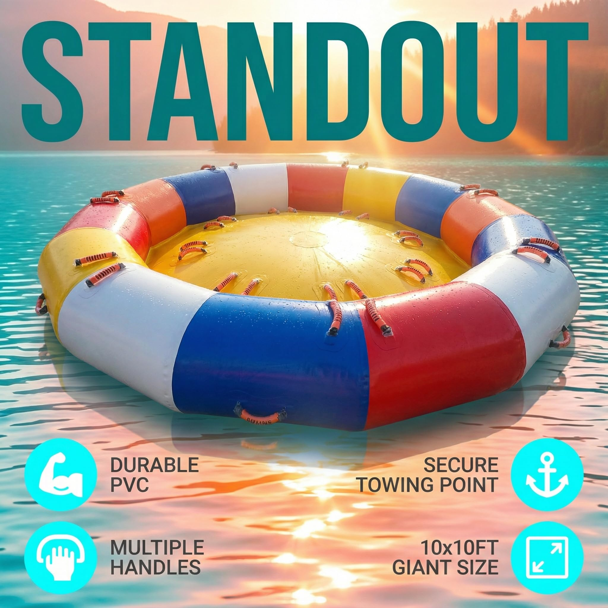10FT Inflatable Disco Boat Spi - Party Games Large Groups recensie en prijs
