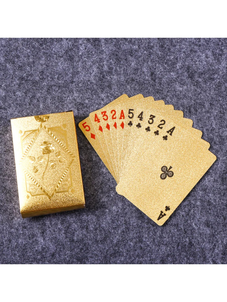 Gold Foil Skull Poker Cards Wa - Party Games Using Playing Cards recensie en prijs