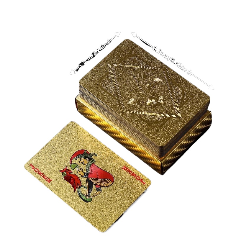 Gold Foil Skull Poker Cards Wa - Party Games Using Playing Cards recensie en prijs