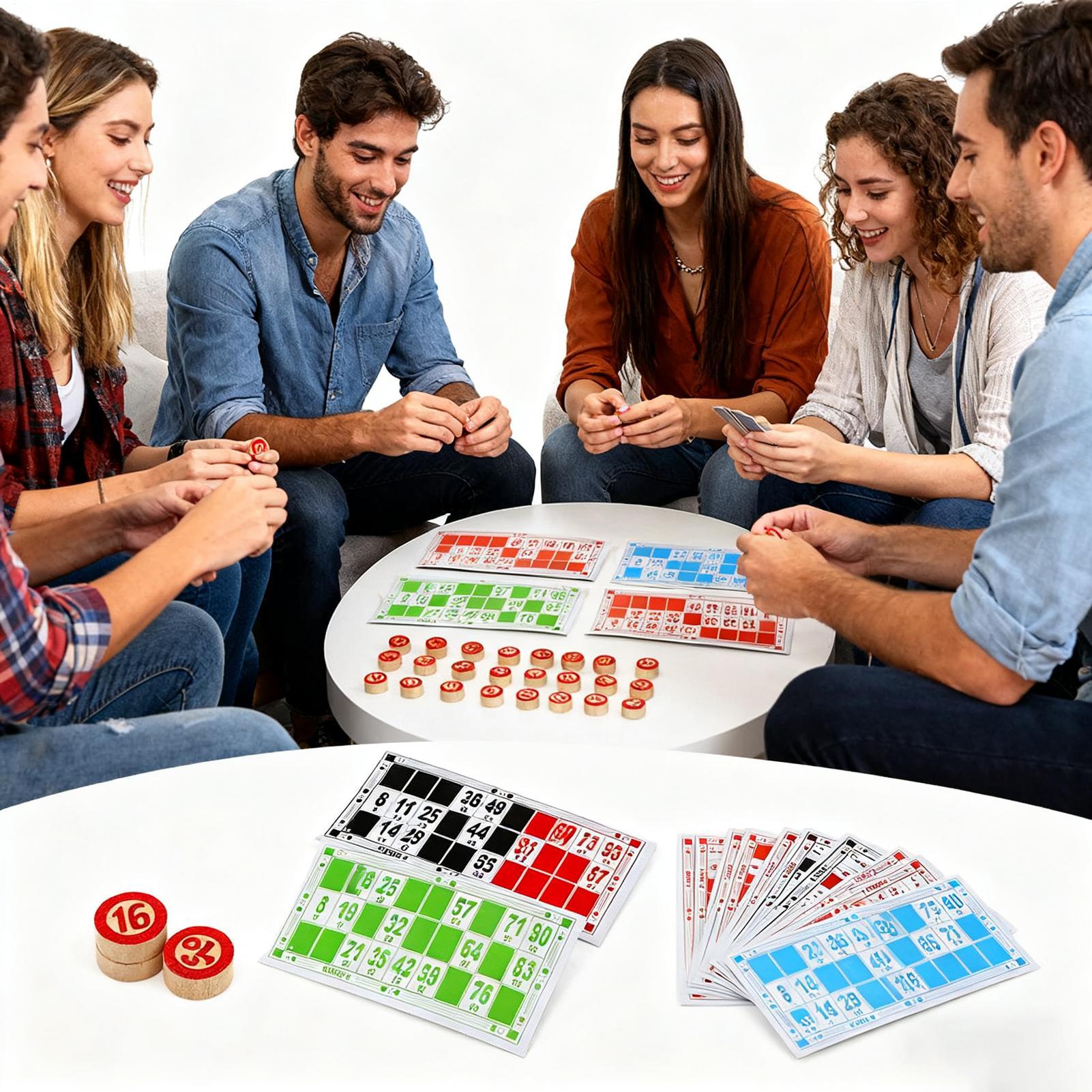 Bingo Set Funny Vintage Wooden - Party Games Large Groups recensie en prijs