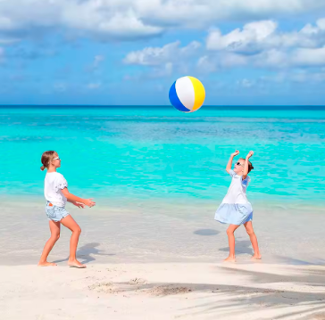 Colorful Inflatable Beach Ball - Party Games Kids Outdoor recensie en prijs