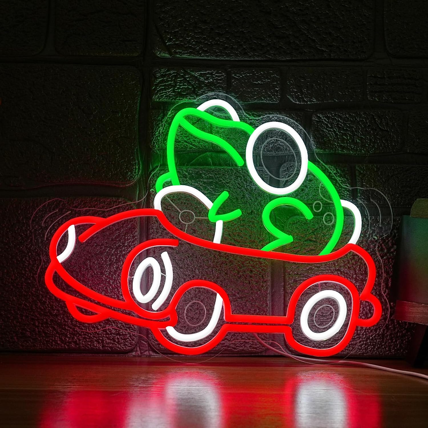 Frog Driving Car Neon Sign Art - Party Games Gifts recensie en prijs