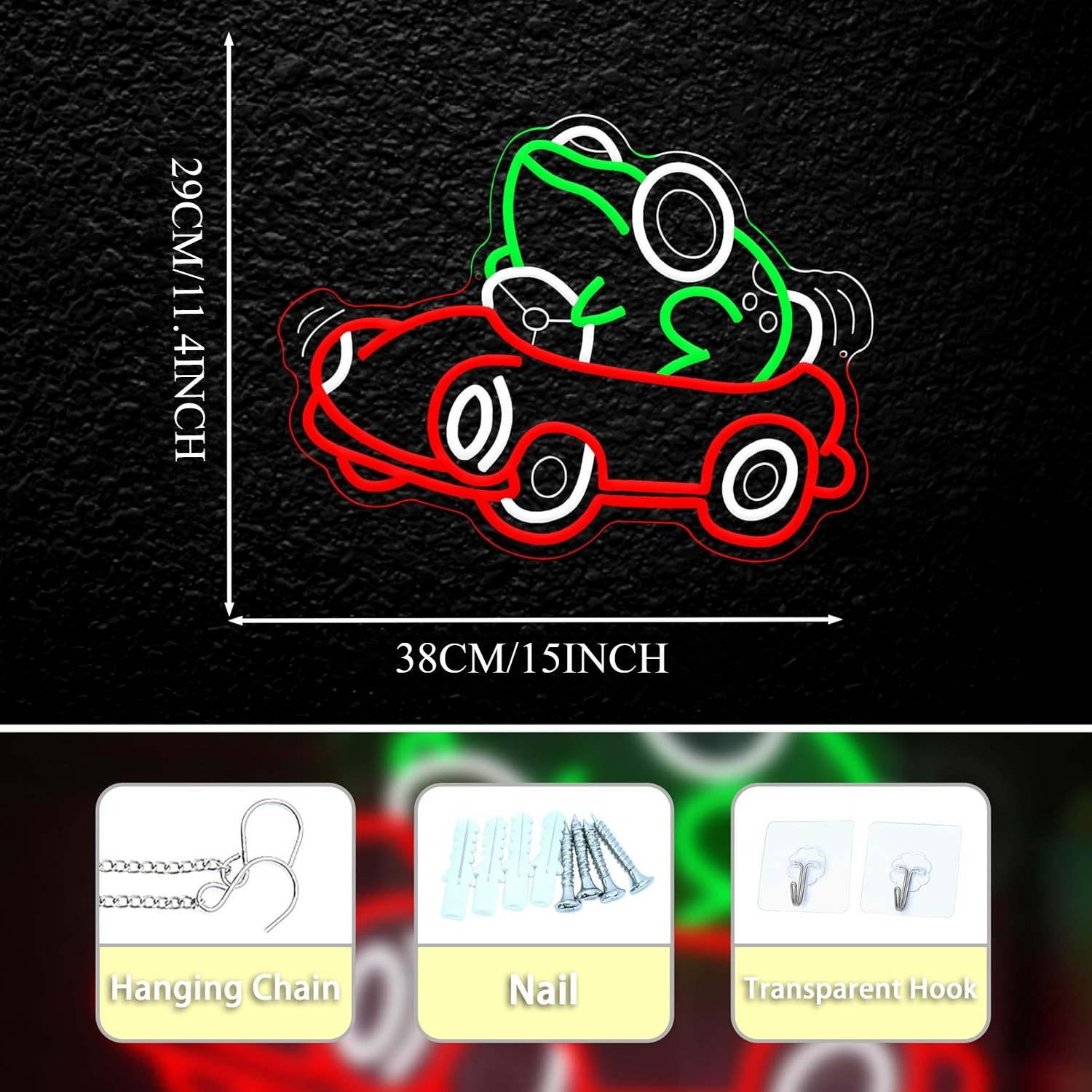Frog Driving Car Neon Sign Art - Party Games Gifts recensie en prijs