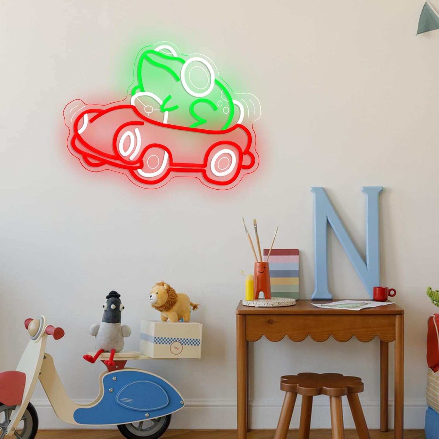Frog Driving Car Neon Sign Art - Party Games Gifts recensie en prijs