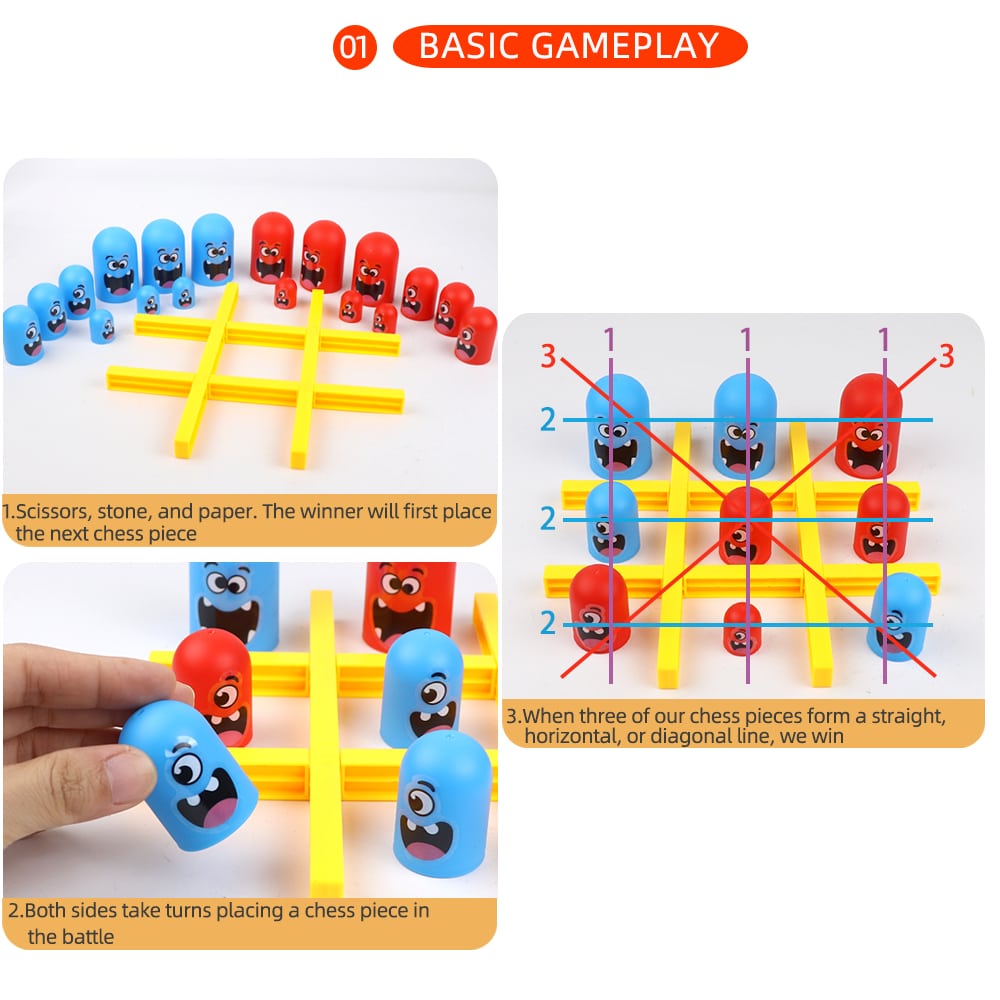 Funny Table Board Games Tic Ta - Tic Tac Toe Giant recensie en prijs