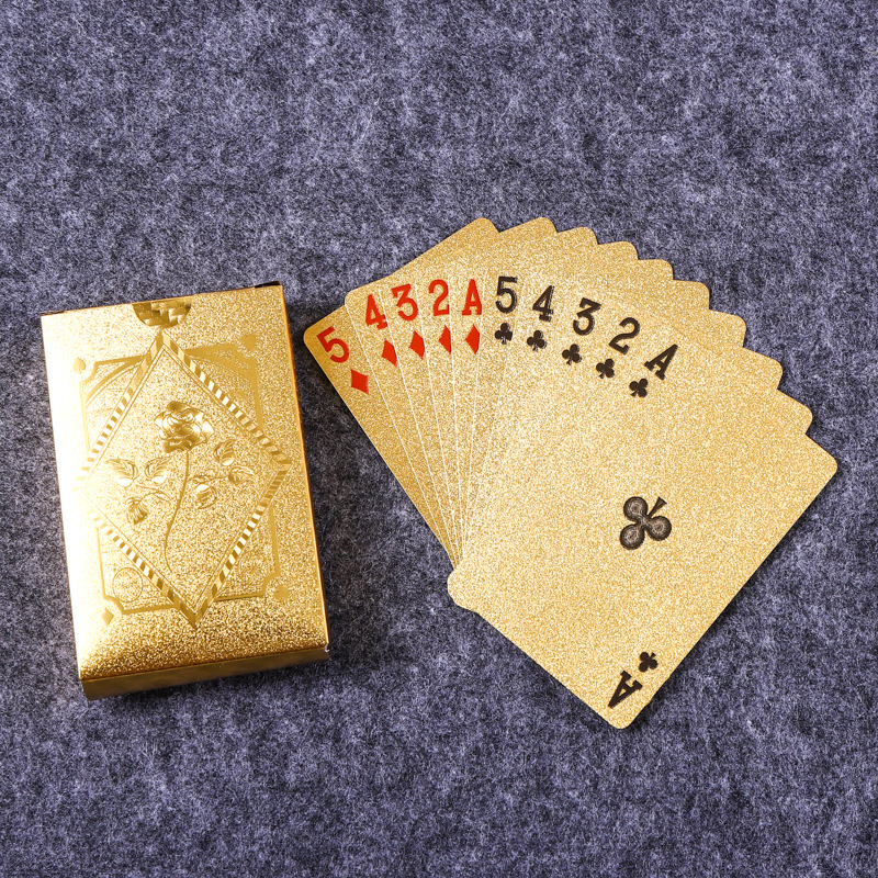Gold Foil Skull Poker Cards Wa - Party Games Using Playing Cards recensie en prijs