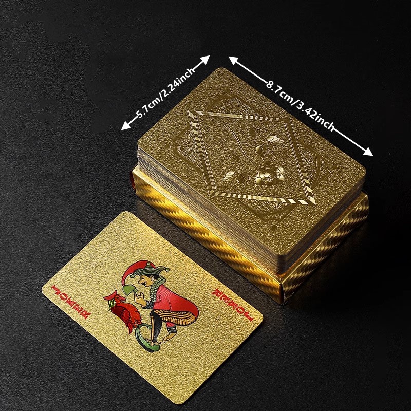Gold Foil Skull Poker Cards Wa - Party Games Using Playing Cards recensie en prijs