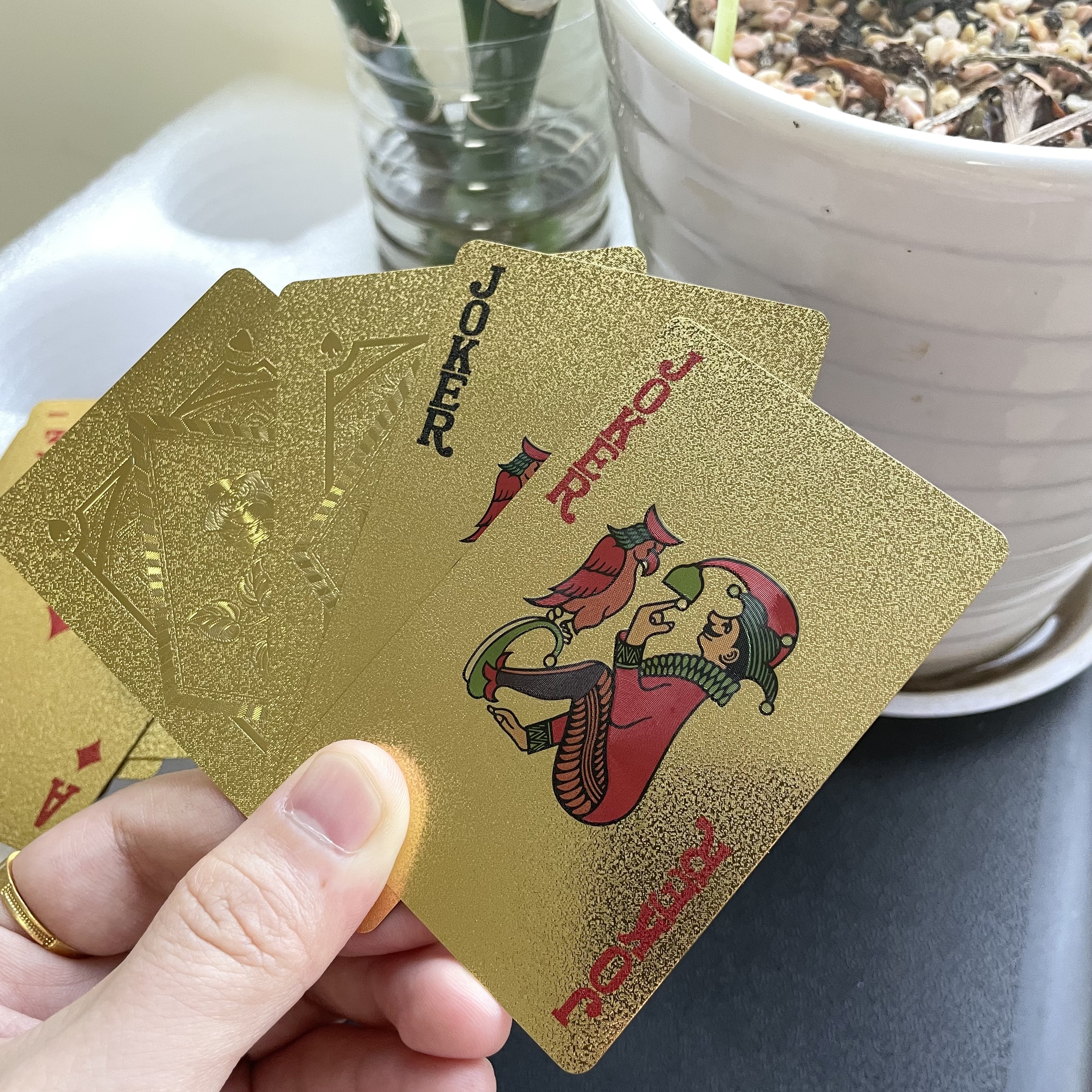 Gold Foil Skull Poker Cards Wa - Party Games Using Playing Cards recensie en prijs