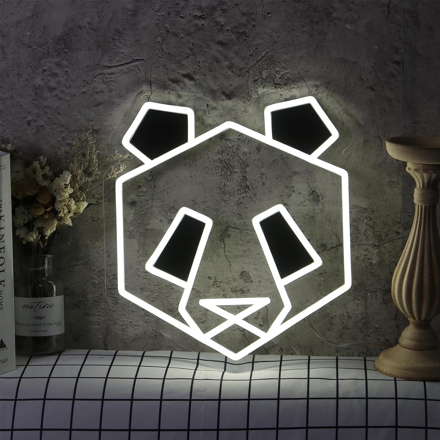 Panda Neon Sign USB Dimmable L - Zoo Party Games recensie en prijs