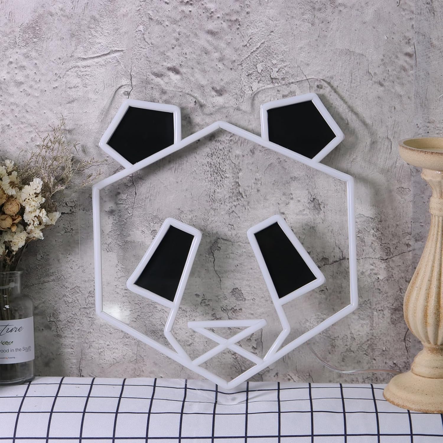 Panda Neon Sign USB Dimmable L - Zoo Party Games recensie en prijs