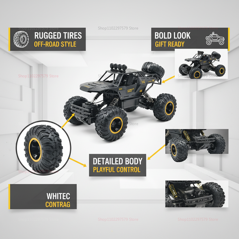 1:12 Scale All Terrain RC Cars - Party Games No Equipment recensie en prijs