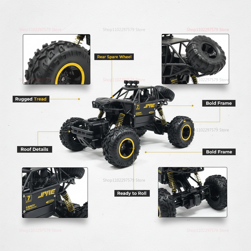 1:12 Scale All Terrain RC Cars - Party Games No Equipment recensie en prijs