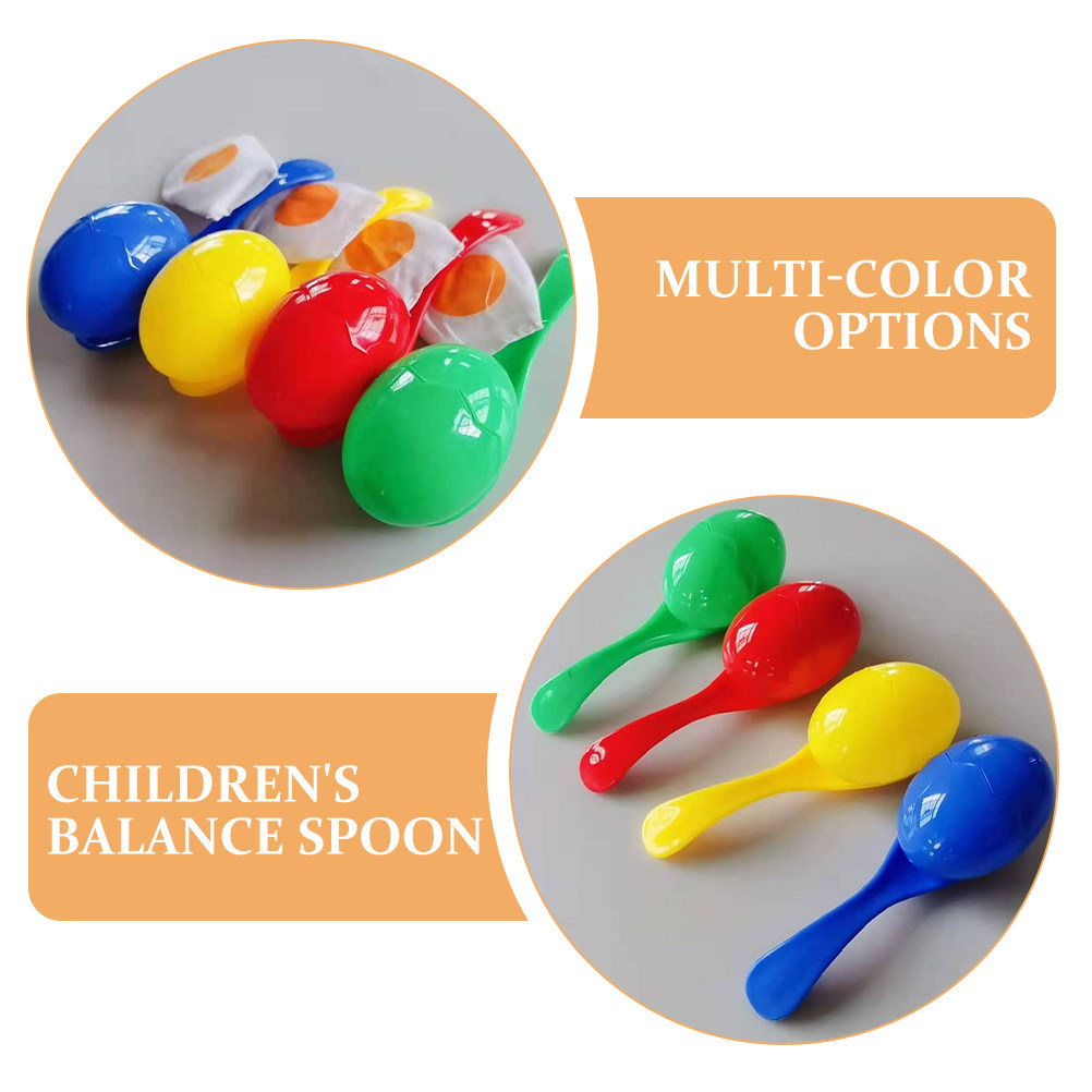 4Sets Colorful Balance Spoon E - Party Games Kids Outdoor recensie en prijs