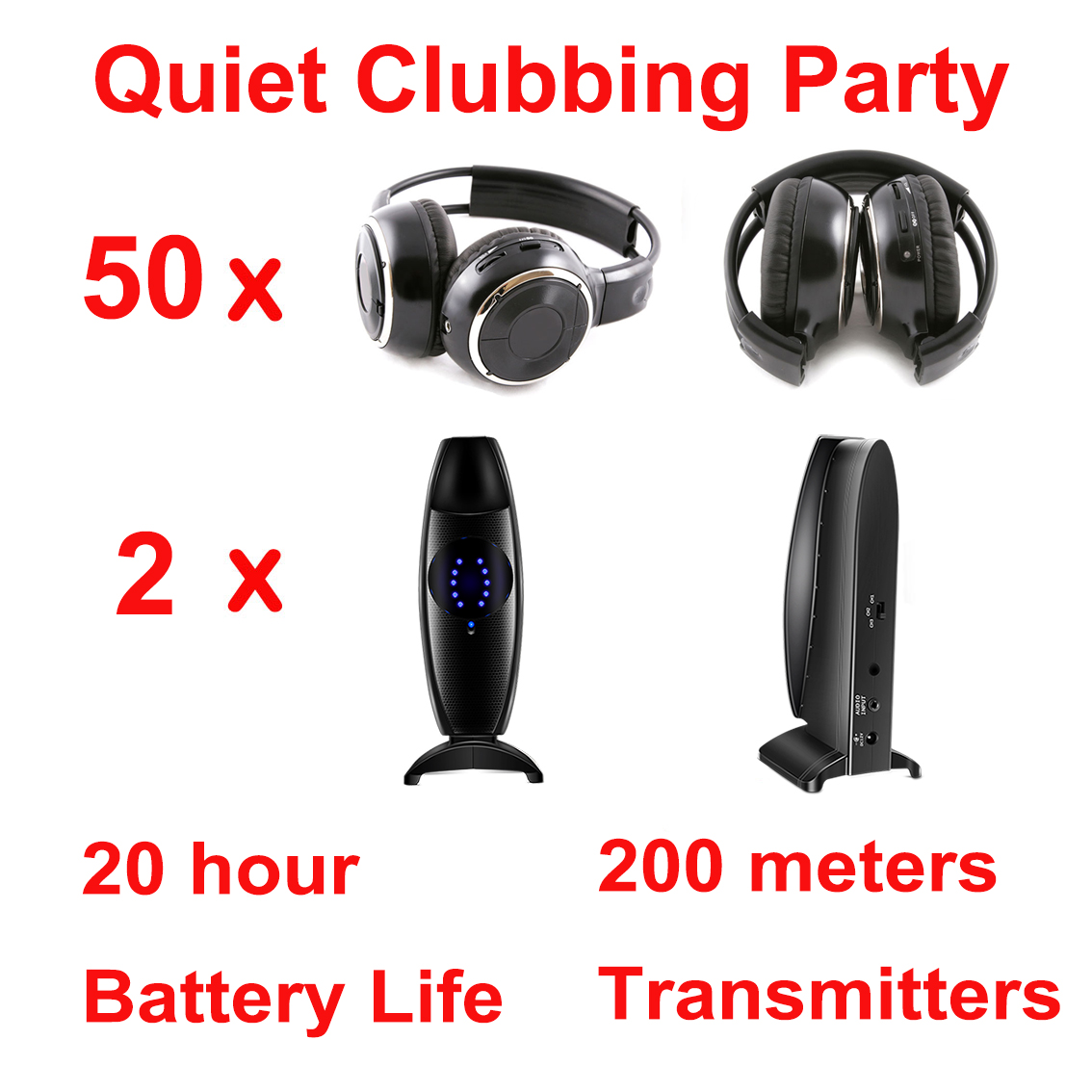 Silent Disco Complete System B - Party Games Mobile recensie en prijs