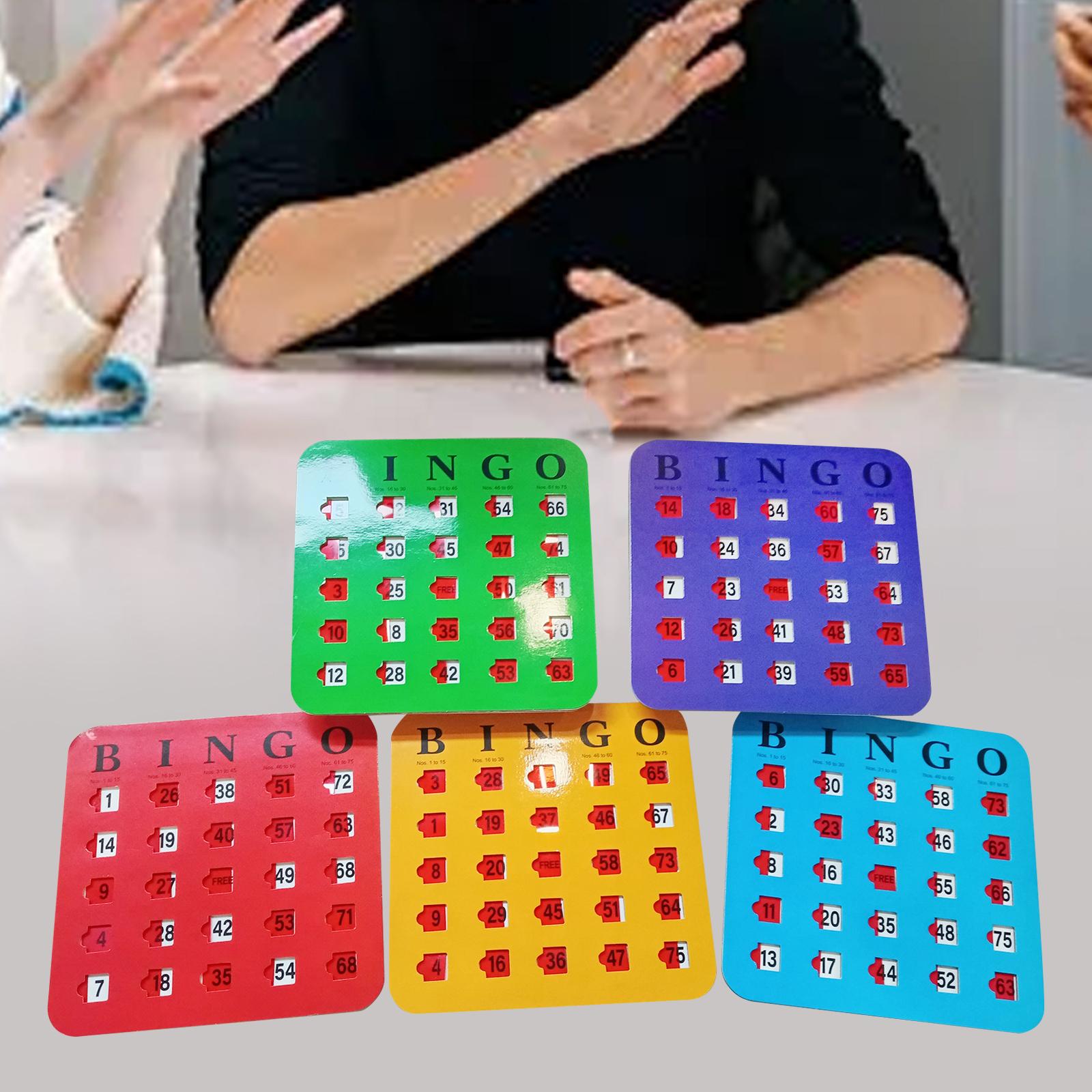 5 Pieces Bingo Game Cards Larg - Party Games Large Groups recensie en prijs