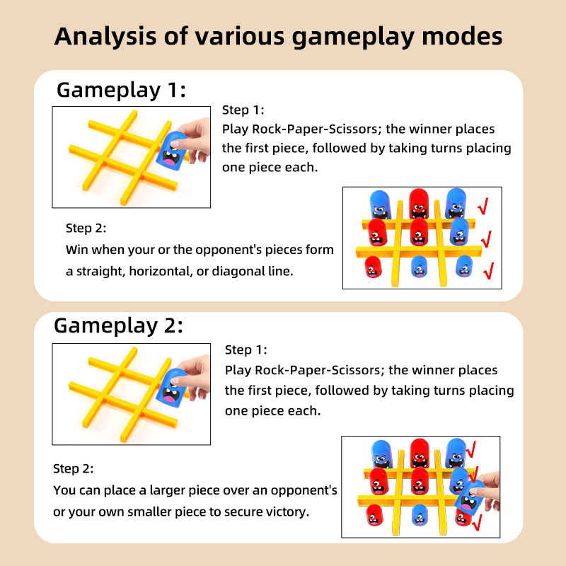 Funny Table Board Games Tic Ta - Tic Tac Toe Giant recensie en prijs