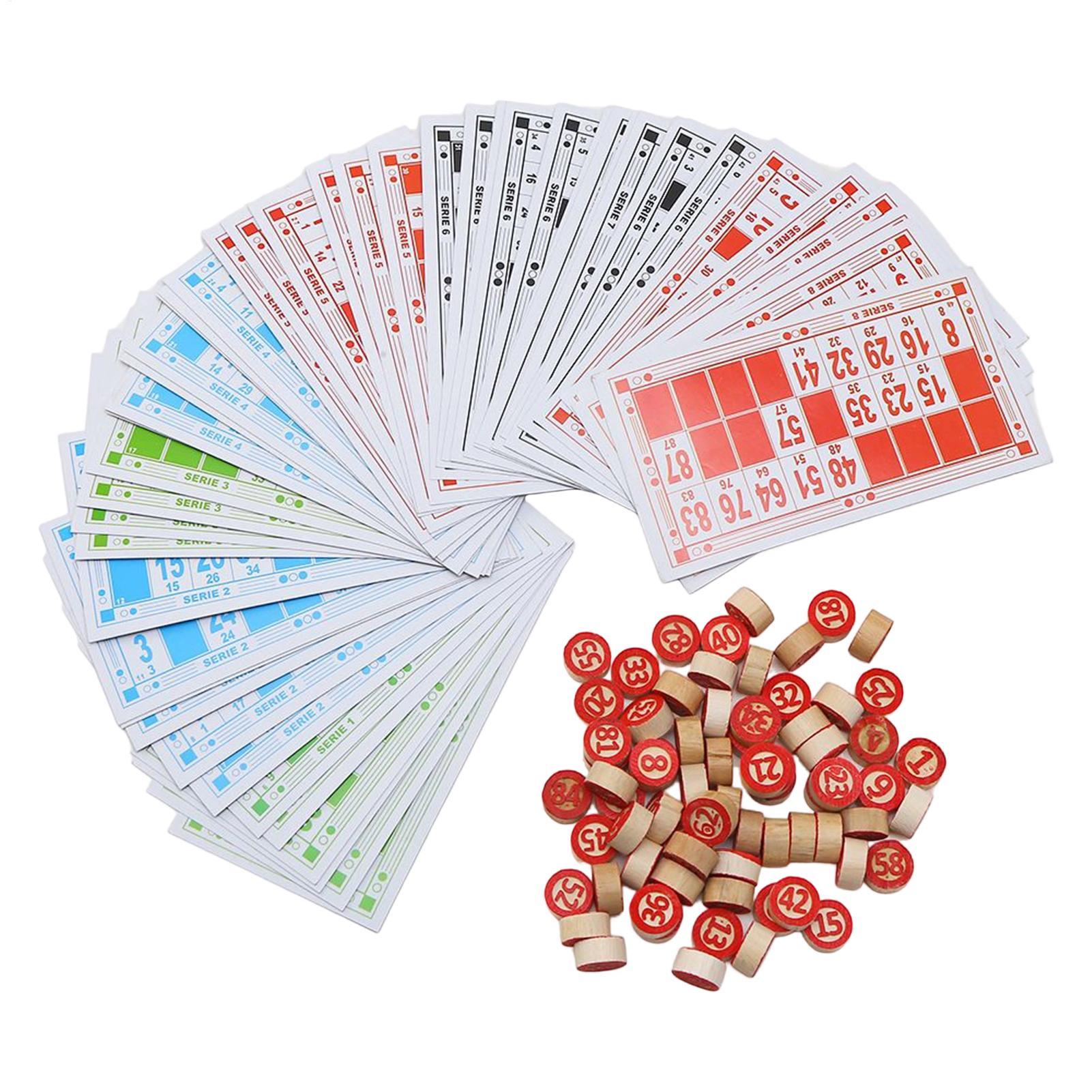 Vintage Wooden Bingo Game Set  - Party Games Large Groups recensie en prijs