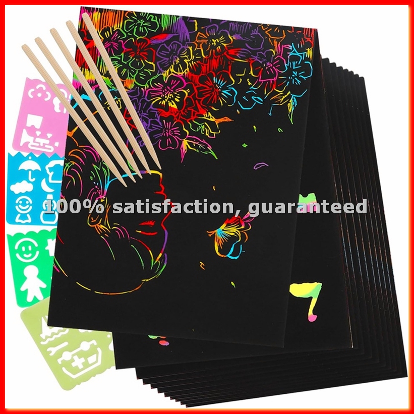 Scratch Paper Art Set, Black C - Party Games Gifts recensie en prijs