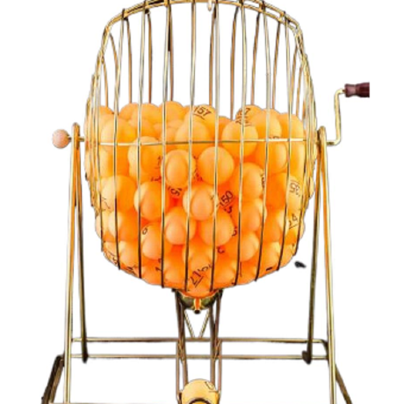 Steel Bingo Lottery Machine Ga - Party Games Large Groups recensie en prijs