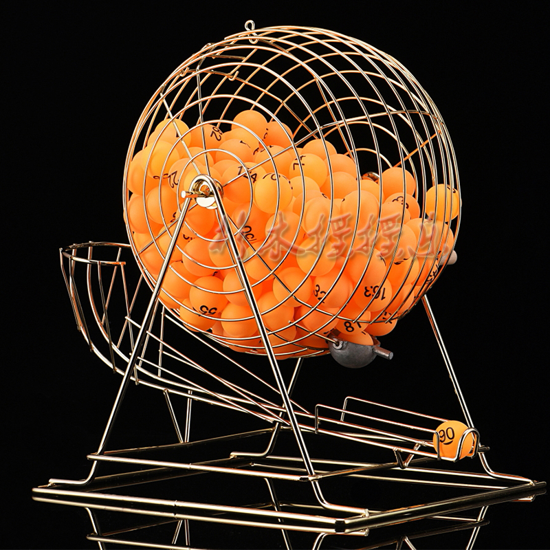 Steel Bingo Lottery Machine Ga - Party Games Large Groups recensie en prijs