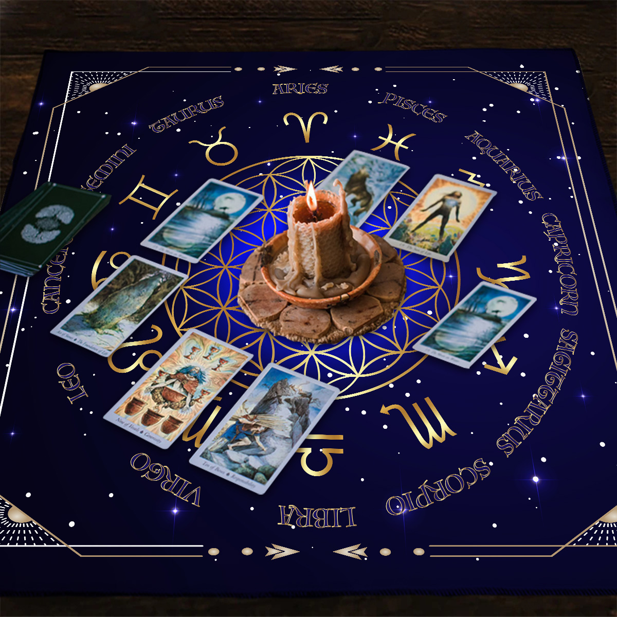 Wheel Of The Zodiac Tarot Tabl - Zodiac Party Games recensie en prijs