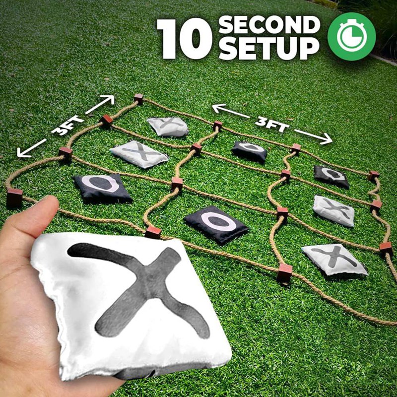 Giant Tic-Tac-Toe Outdoor Game - Tic Tac Toe Giant recensie en prijs