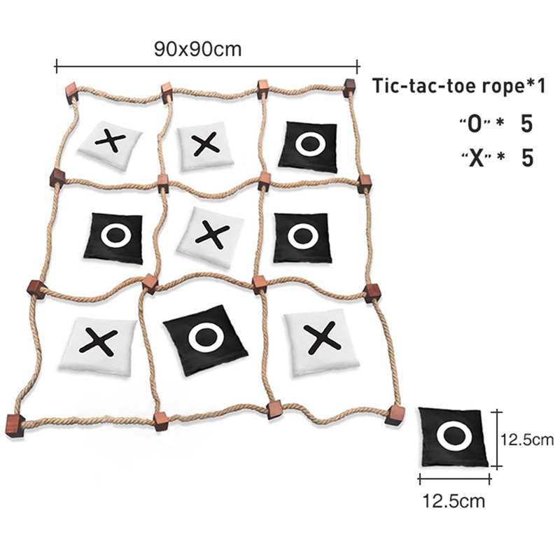 Giant Tic-Tac-Toe Outdoor Game - Tic Tac Toe Giant recensie en prijs