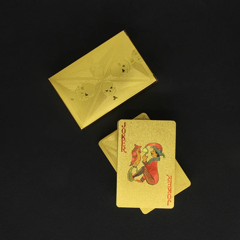 Gold Foil Skull Poker Cards Wa - Party Games Using Playing Cards recensie en prijs