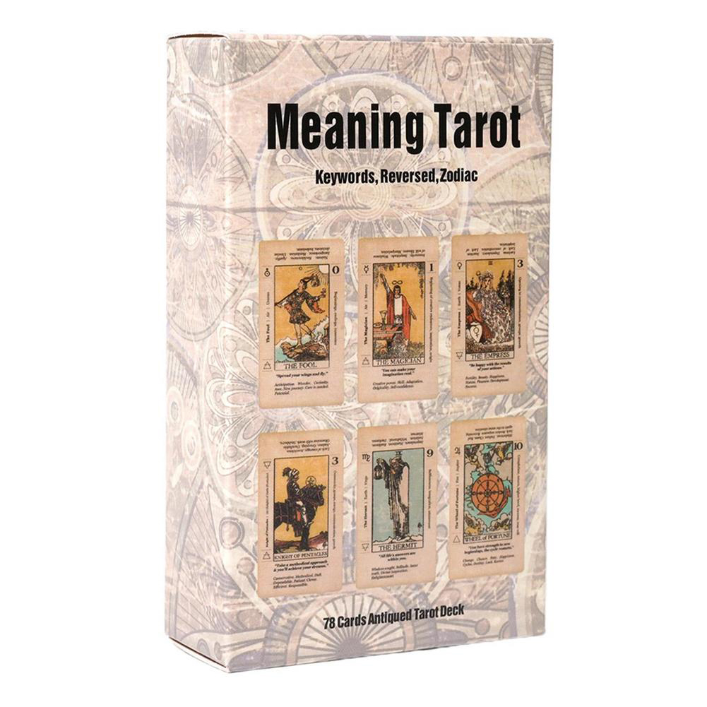 78pcs Meaning Tarot Cards Fami - Zodiac Party Games recensie en prijs