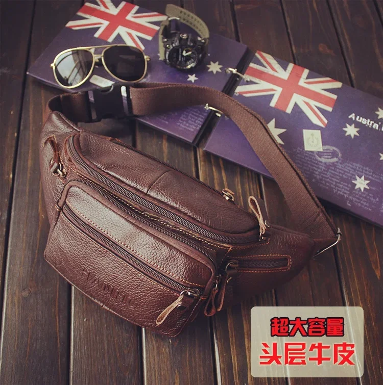 Genuine Cowhide Leather Waist  - Sack Race Bag recensie en prijs