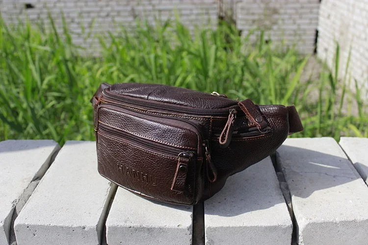 Genuine Cowhide Leather Waist  - Sack Race Bag recensie en prijs