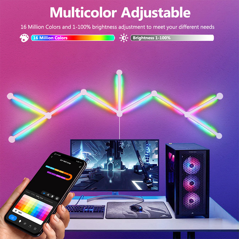 Smart RGB Wall Lamp, Bluetooth - Party Games App recensie en prijs