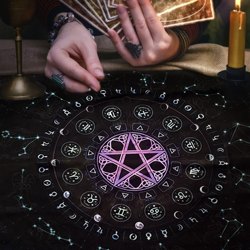 Tarot Tablecloth Mandala Flowe - Zodiac Party Games recensie en prijs