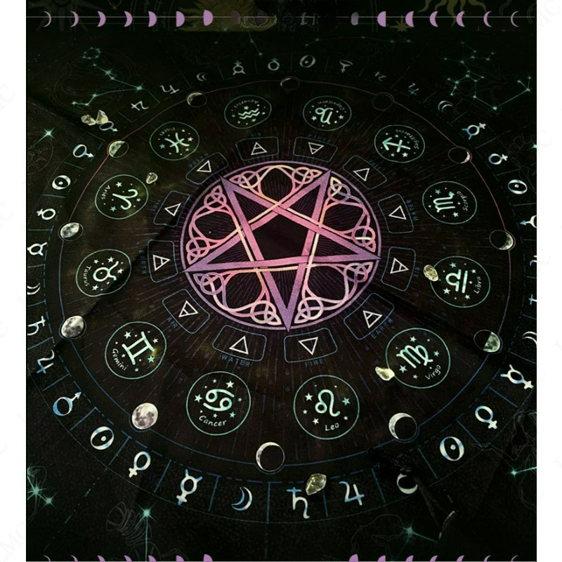 Tarot Tablecloth Mandala Flowe - Zodiac Party Games recensie en prijs