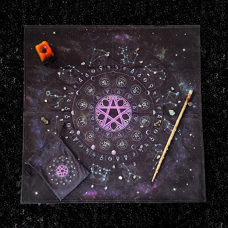Tarot Tablecloth Mandala Flowe - Zodiac Party Games recensie en prijs