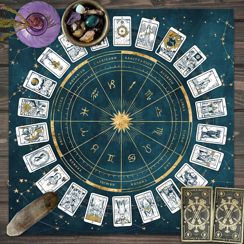 1pc Tarot card tablecloth, 12  - Zodiac Party Games recensie en prijs