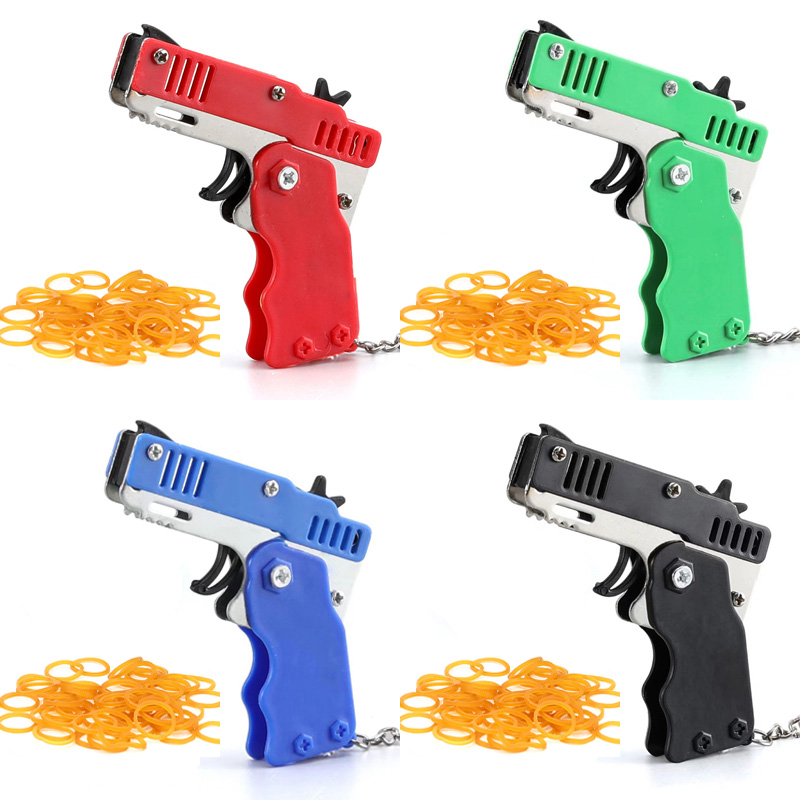 Mini Keychain Rubber Band Gun  - Party Games Kids Outdoor recensie en prijs