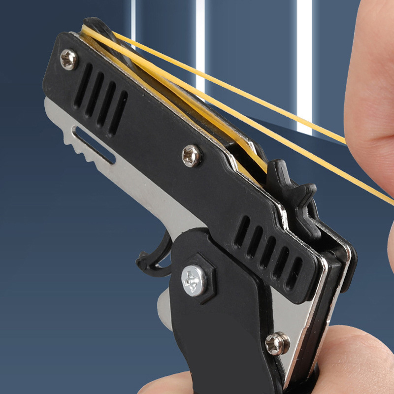 Mini Keychain Rubber Band Gun  - Party Games Kids Outdoor recensie en prijs