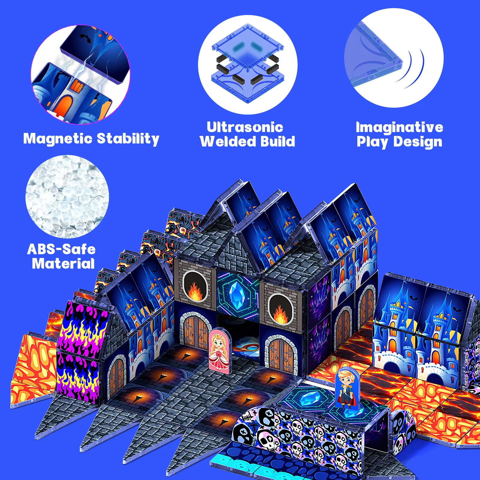 Magnetic Building Blocks DIY M - Party Games Steam Free recensie en prijs