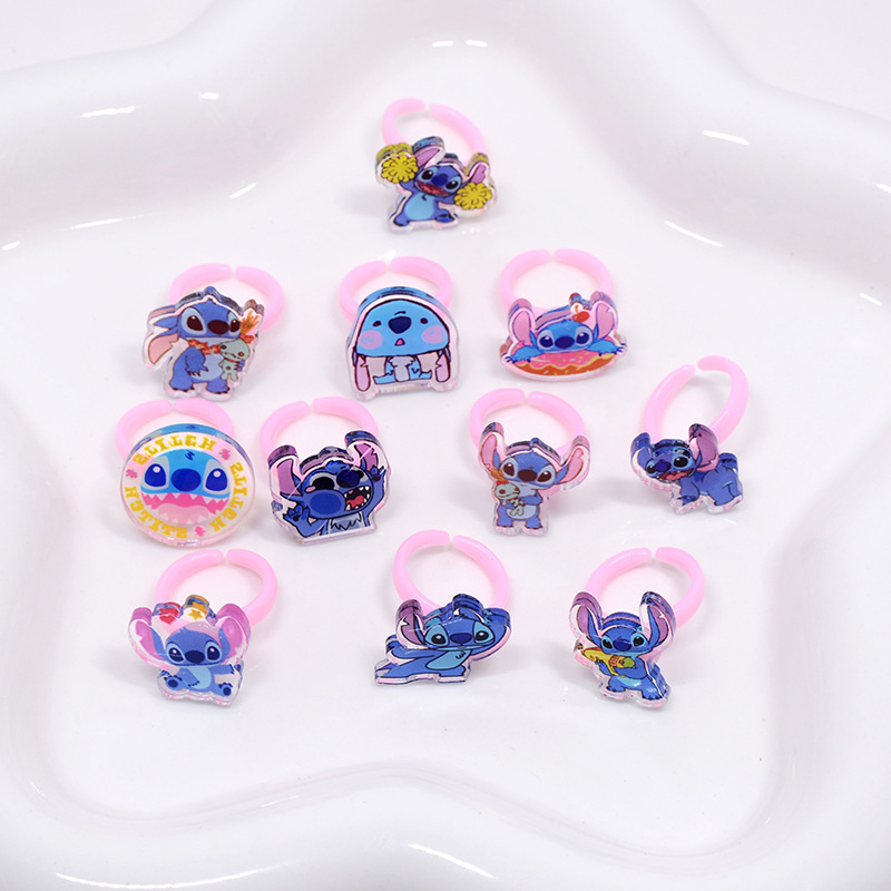 Stitch Acrylic Ring 10/20pcs K - Party Games Gifts recensie en prijs