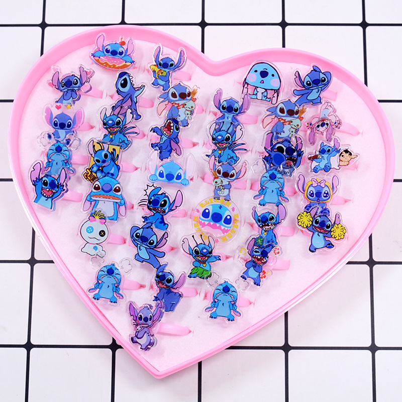 Stitch Acrylic Ring 10/20pcs K - Party Games Gifts recensie en prijs