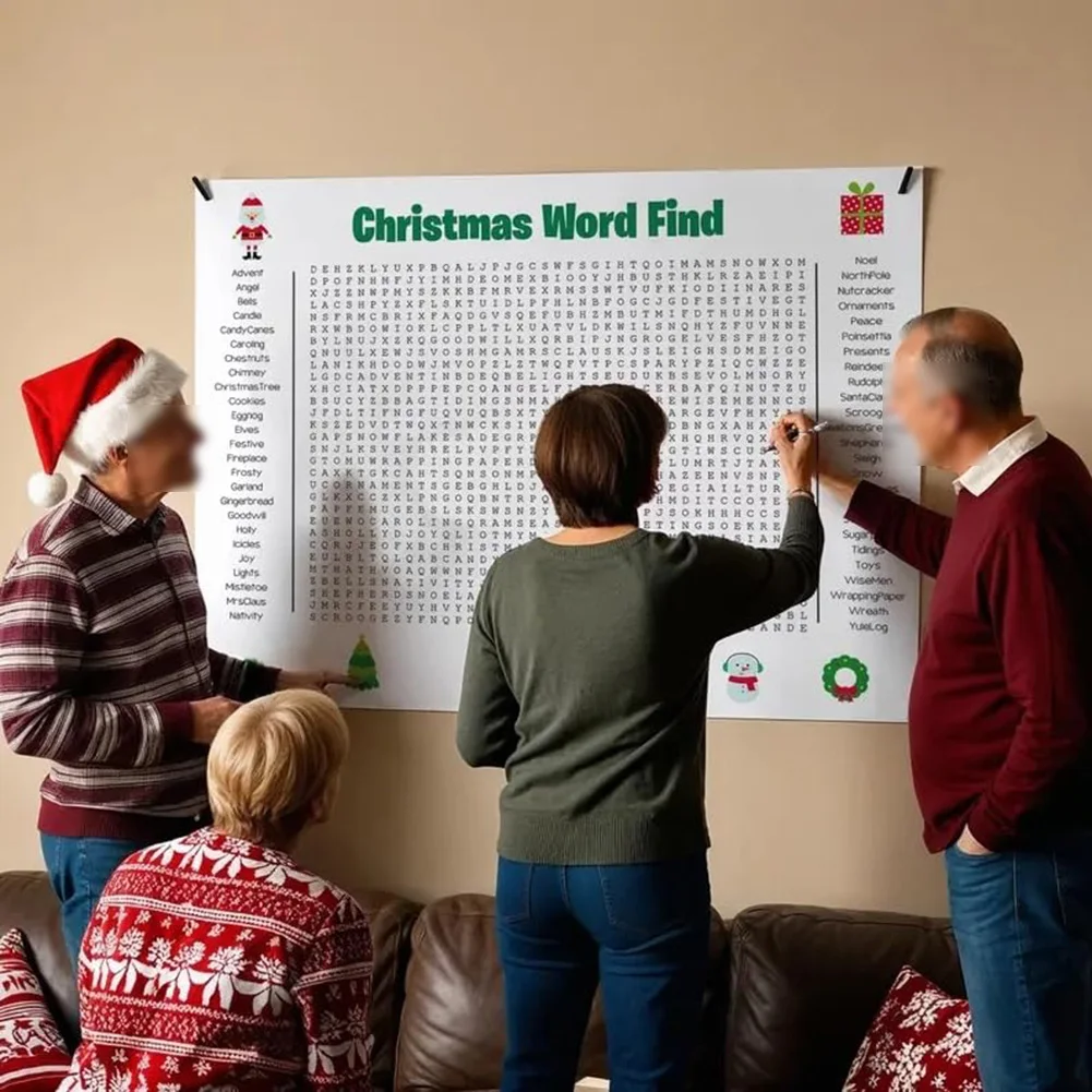 Large Christmas Word Search Po - Party Games Large Groups recensie en prijs
