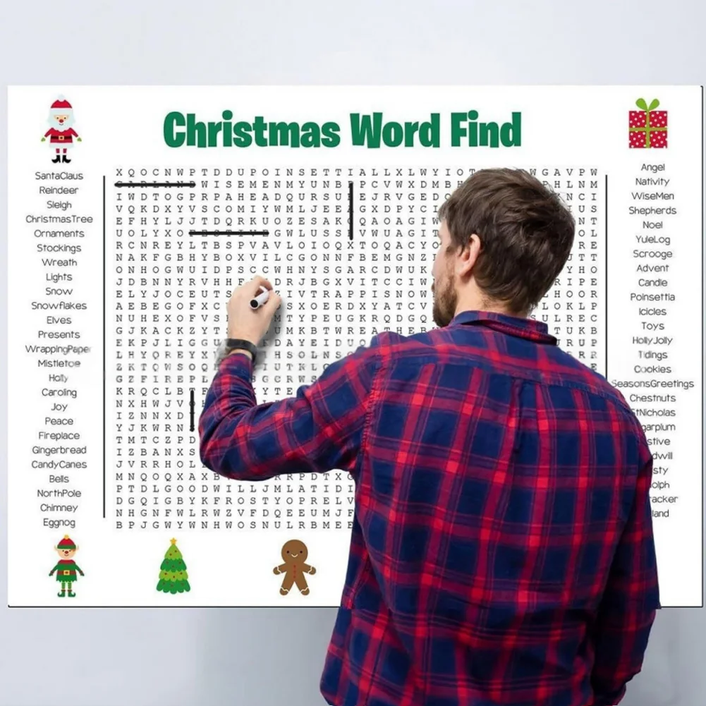 Large Christmas Word Search Po - Party Games Large Groups recensie en prijs