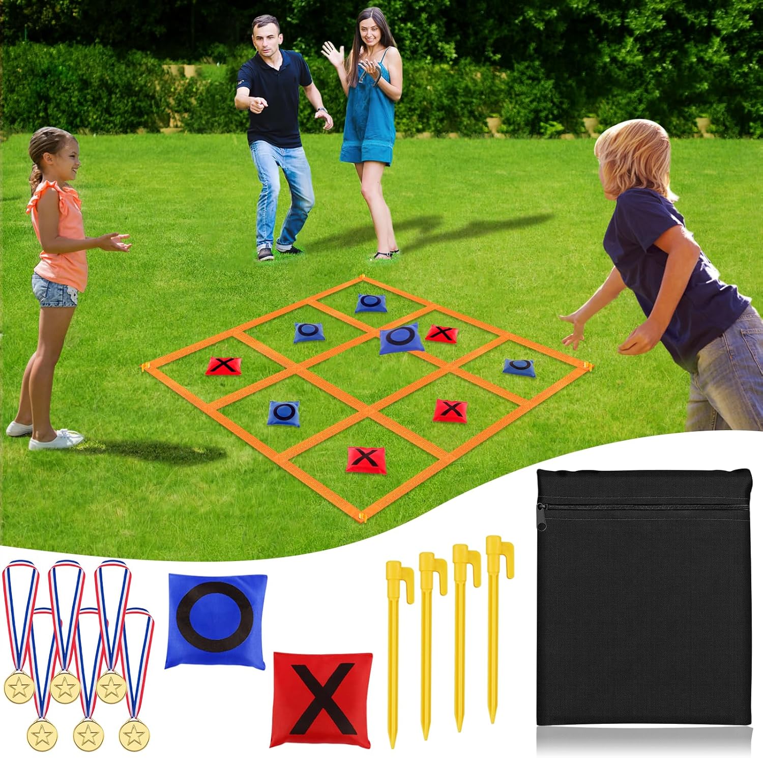 Outdoor Giant Tic Tac Toe Game - Tic Tac Toe Giant recensie en prijs